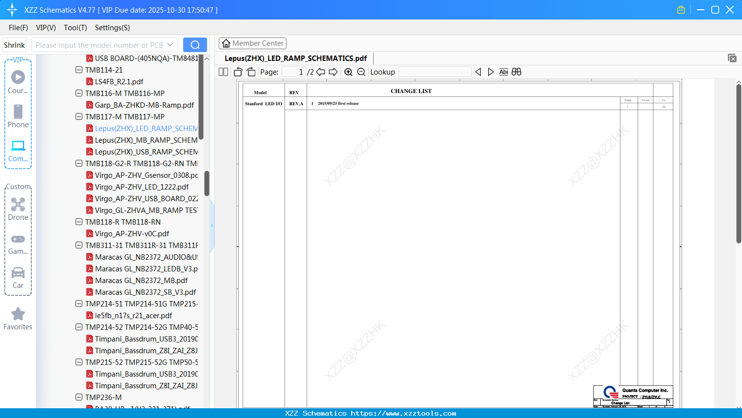 Laptop ACER Lepus(ZHX)_LED_RAMP_SCHEMATICS